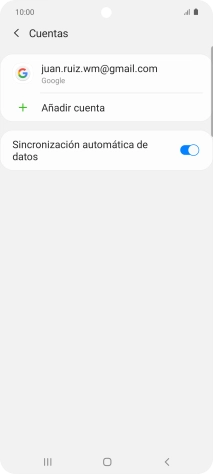 Pulsa la cuenta deseada. Pulsa la cuenta deseada.