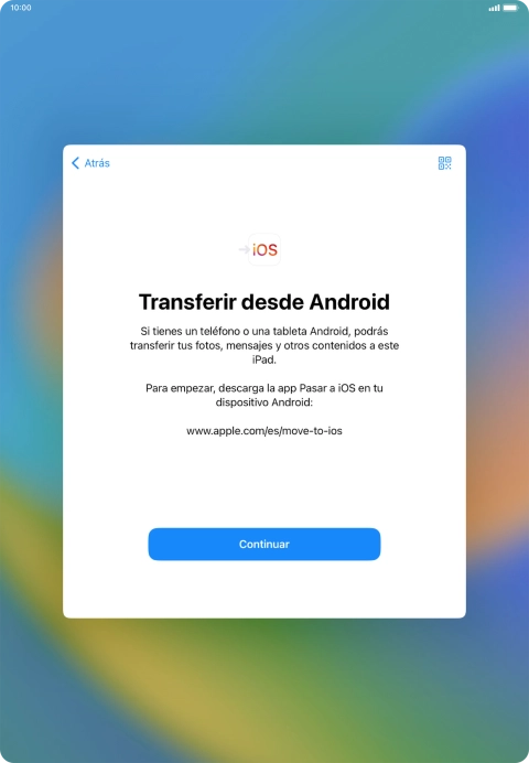 Para transferir contenido a tu tablet, tienes que haber instalado la app Para transferir contenido a tu tablet, tienes que haber instalado la app