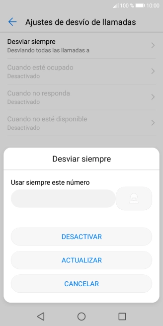 Pulsa DESACTIVAR. Pulsa DESACTIVAR.