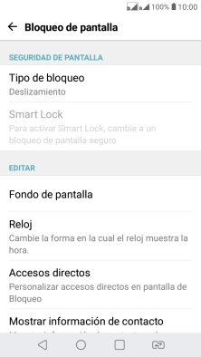 Pulsa Tipo de bloqueo. Pulsa Tipo de bloqueo.