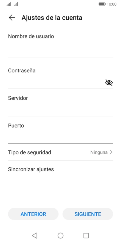 Pulsa Tipo de seguridad. Pulsa Tipo de seguridad.