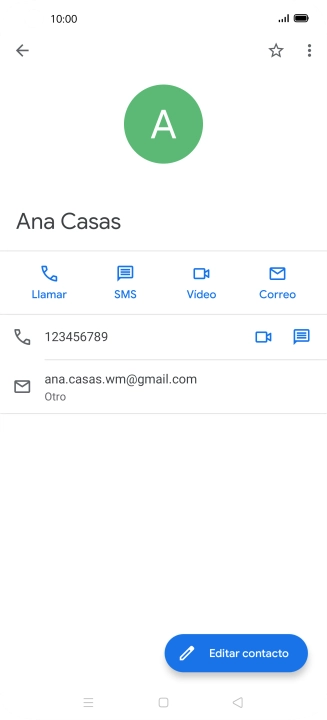 Pulsa el icono de realizar llamadas. Pulsa el icono de realizar llamadas.