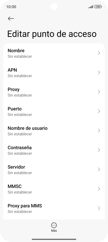 Pulsa Nombre.