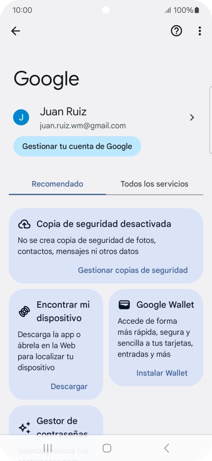 Pulsa Encontrar mi dispositivo. Pulsa Encontrar mi dispositivo.
