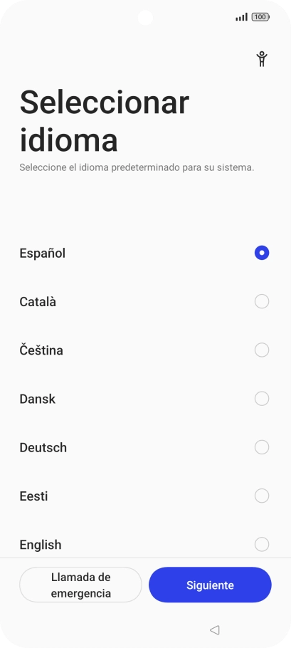 Pulsa el idioma deseado. Pulsa el idioma deseado.