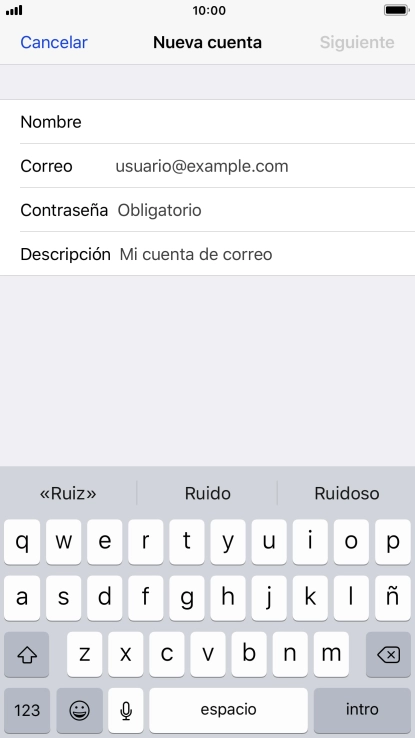 Pulsa Correo e introduce tu dirección de correo electrónico. Pulsa Correo e introduce tu dirección de correo electrónico.