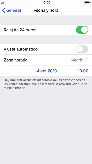 Pulsa el indicador junto a 