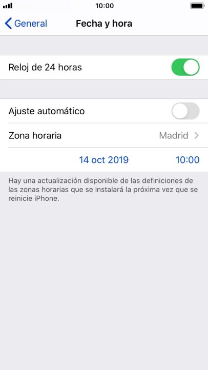 Pulsa el indicador junto a 