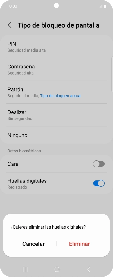 Pulsa Eliminar. Pulsa Eliminar.