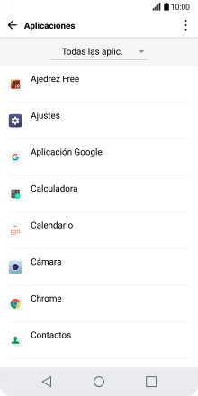 Pulsa la app deseada.