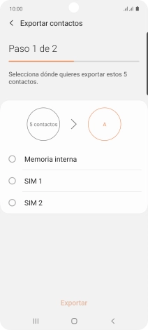 Pulsa la tarjeta SIM deseada. Pulsa la tarjeta SIM deseada.