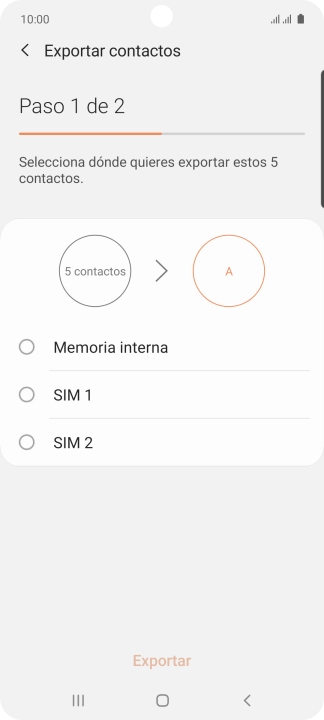 Pulsa la tarjeta SIM deseada. Pulsa la tarjeta SIM deseada.