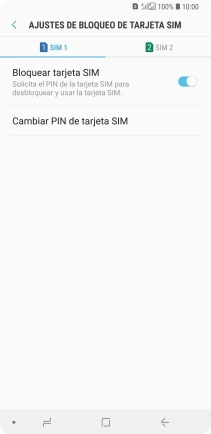 Pulsa la tarjeta SIM deseada. Pulsa la tarjeta SIM deseada.