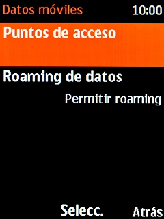 Selecciona Roaming de datos. Selecciona Roaming de datos.