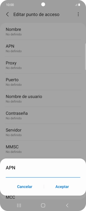 Introduce airtelwap.es y pulsa Aceptar. Introduce airtelwap.es y pulsa Aceptar.