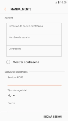 Pulsa la lista desplegable bajo 