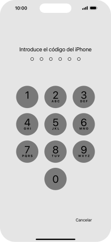 Utiliza el código de seguridad que has creado. La app está ahora bloqueada. Utiliza el código de seguridad que has creado. La app está ahora bloqueada.