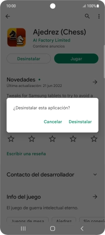 Pulsa Desinstalar. Pulsa Desinstalar.