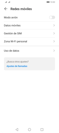 Pulsa Datos móviles.