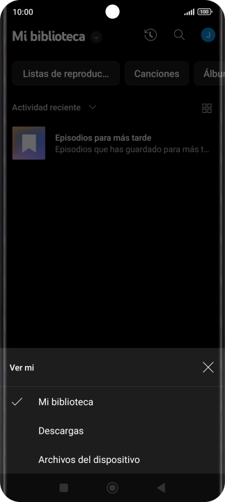 Pulsa una categoría y desplázate al archivo de música deseado. Pulsa una categoría y desplázate al archivo de música deseado.