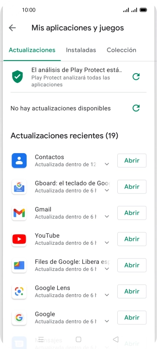 Pulsa Instaladas.