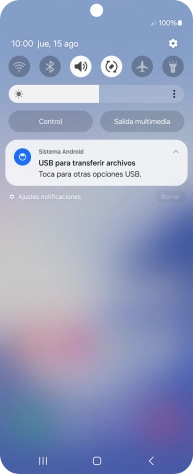 Pulsa Toca para otras opciones USB.. Pulsa Toca para otras opciones USB..