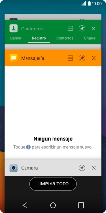 Para cerrar una sola aplicación en ejecución, desliza el dedo hacia la derecha sobre la aplicación deseada. Para cerrar una sola aplicación en ejecución, desliza el dedo hacia la derecha sobre la aplicación deseada.