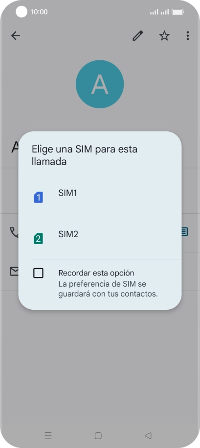 Pulsa la tarjeta SIM deseada. Pulsa la tarjeta SIM deseada.