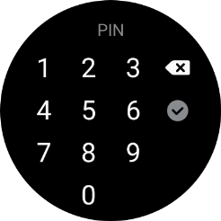 Introduce un código PIN y sigue las indicaciones de la pantalla para crear un código PIN como código de seguridad. Introduce un código PIN y sigue las indicaciones de la pantalla para crear un código PIN como código de seguridad.