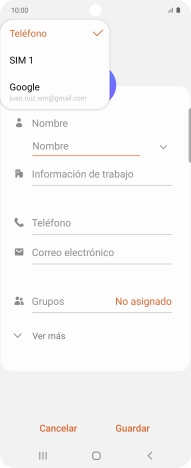 Pulsa Teléfono.