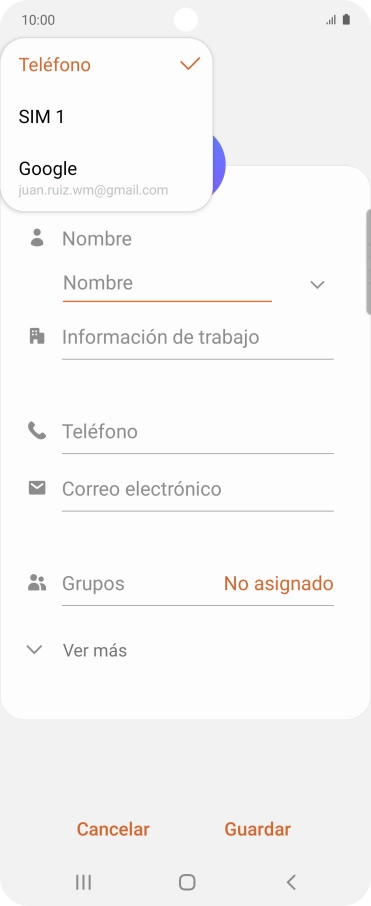 Pulsa Teléfono.