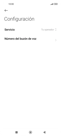 Pulsa Número del buzón de voz. Pulsa Número del buzón de voz.