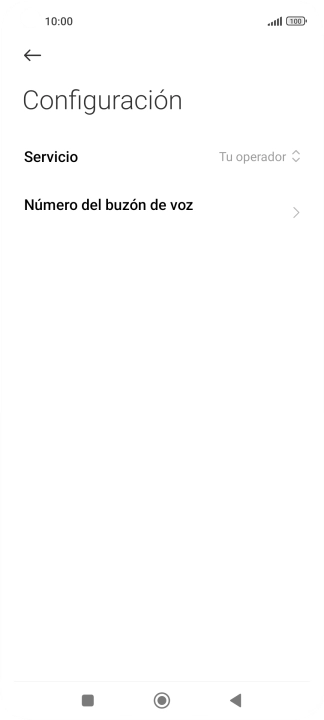 Pulsa Número del buzón de voz. Pulsa Número del buzón de voz.
