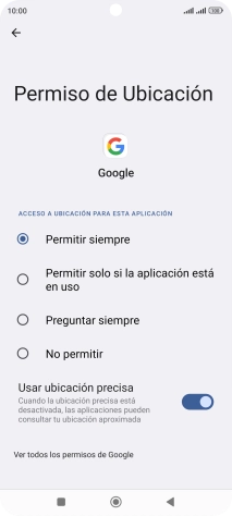 Pulsa el ajuste deseado.