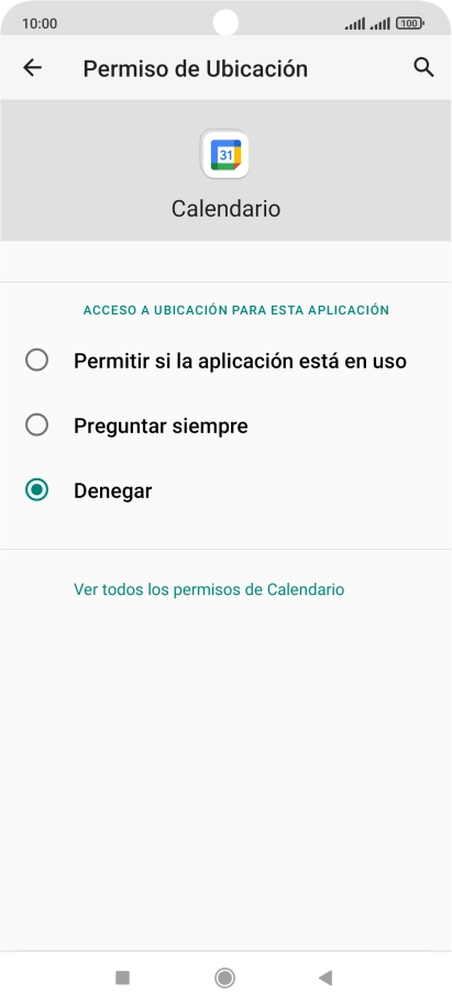 Pulsa el ajuste deseado. Pulsa el ajuste deseado.