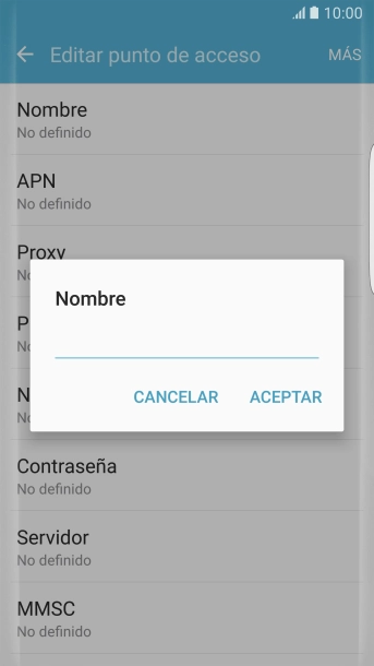 Introduce Vodafone Internet y pulsa ACEPTAR. Introduce Vodafone Internet y pulsa ACEPTAR.