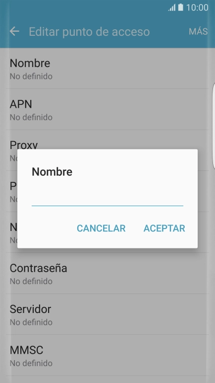 Introduce Vodafone Internet y pulsa ACEPTAR. Introduce Vodafone Internet y pulsa ACEPTAR.