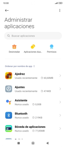 Pulsa la app deseada. Pulsa la app deseada.