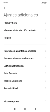 Pulsa Fecha y hora. Pulsa Fecha y hora.