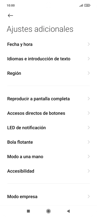Pulsa Fecha y hora. Pulsa Fecha y hora.