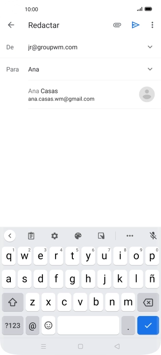 Pulsa el contacto deseado. Pulsa el contacto deseado.