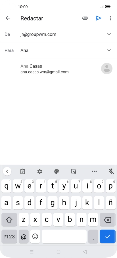 Pulsa el contacto deseado. Pulsa el contacto deseado.