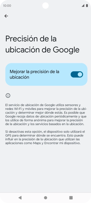 Si pulsas el indicador junto a Si pulsas el indicador junto a