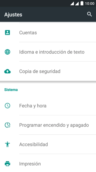 Pulsa Cuentas.
