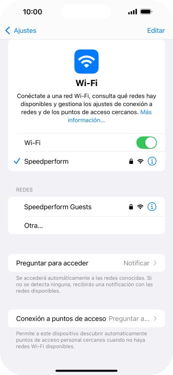 Desliza el dedo hacia arriba desde la parte inferior de la pantalla para terminar y volver a la pantalla de inicio.
