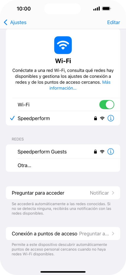 Desliza el dedo hacia arriba desde la parte inferior de la pantalla para terminar y volver a la pantalla de inicio.