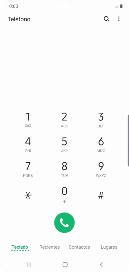 Pulsa el icono de menú.