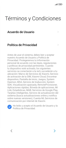 Pulsa la flecha hacia la derecha. Pulsa la flecha hacia la derecha.