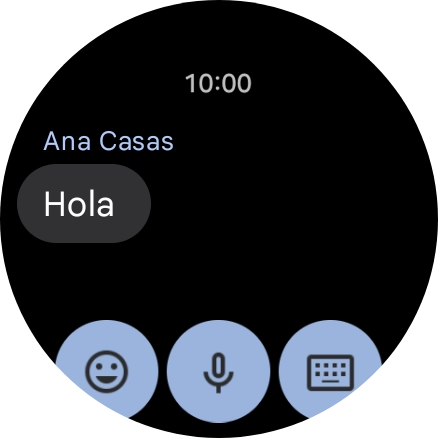 Pulsa el icono de micrófono. Pulsa el icono de micrófono.