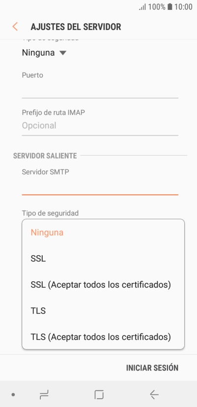 Pulsa Ninguna para desactivar la función. Pulsa Ninguna para desactivar la función.